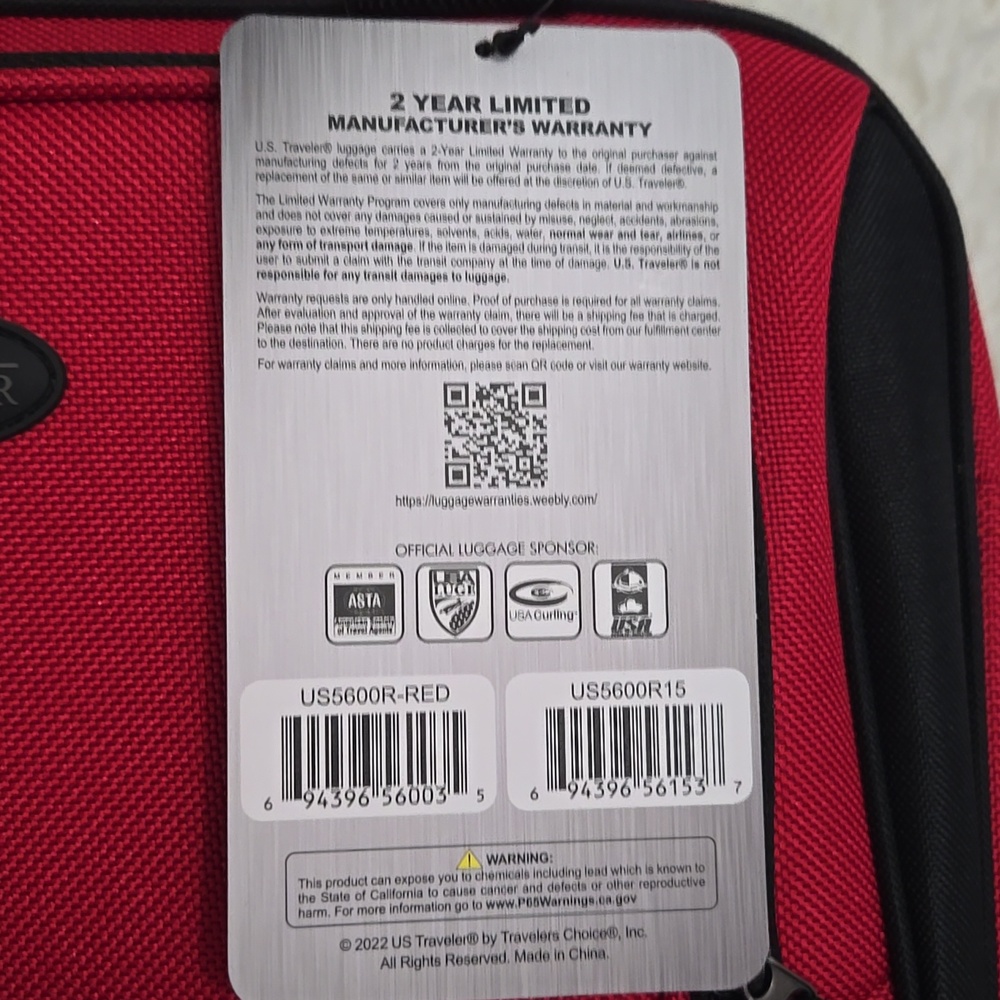 U.S. Traveler Rio 14" travel tote bag. - Picture 7 of 7